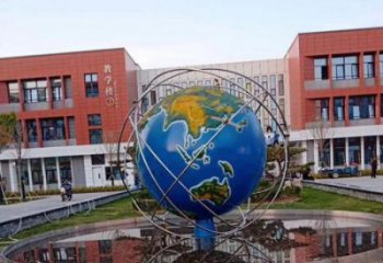 地球雕塑精選，公園小品，不銹鋼地球雕塑精品