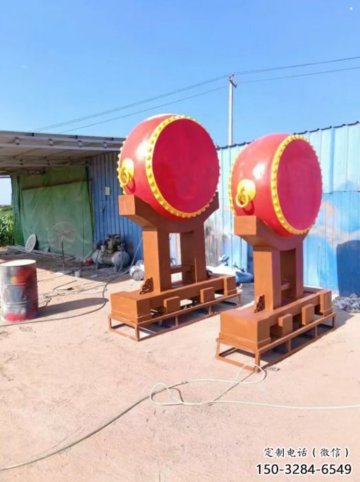 鼓樓景觀戰(zhàn)鼓雕塑 鼓樓景觀戰(zhàn)鼓雕塑