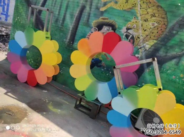 甘南金銀花雕塑廠家，景區(qū)雕塑，城市不銹鋼金銀花雕塑