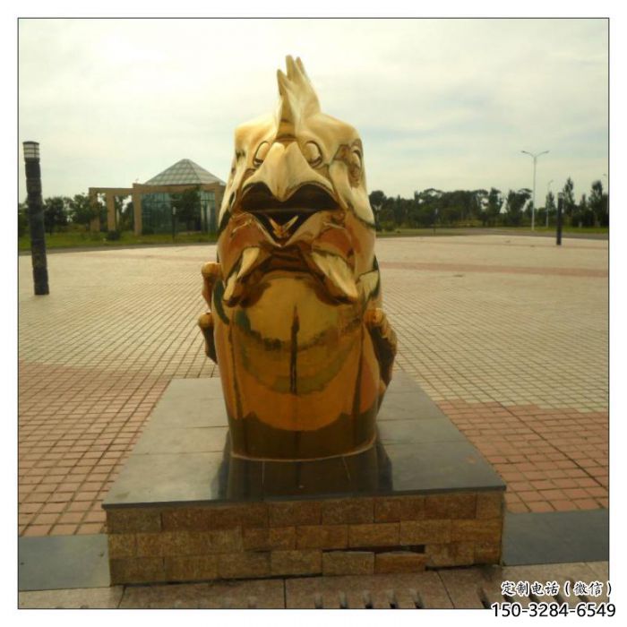 揚州不銹鋼生肖雕塑，鍍鈦工藝，公園廣場戶外擺放
