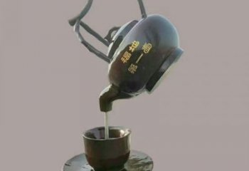 盤(pán)錦玄關(guān)懸壺雕塑