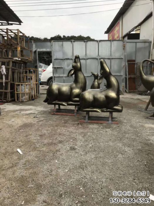 果洛小鹿雕塑選用，鍛造工藝，藝術抽象銅鹿雕塑標準