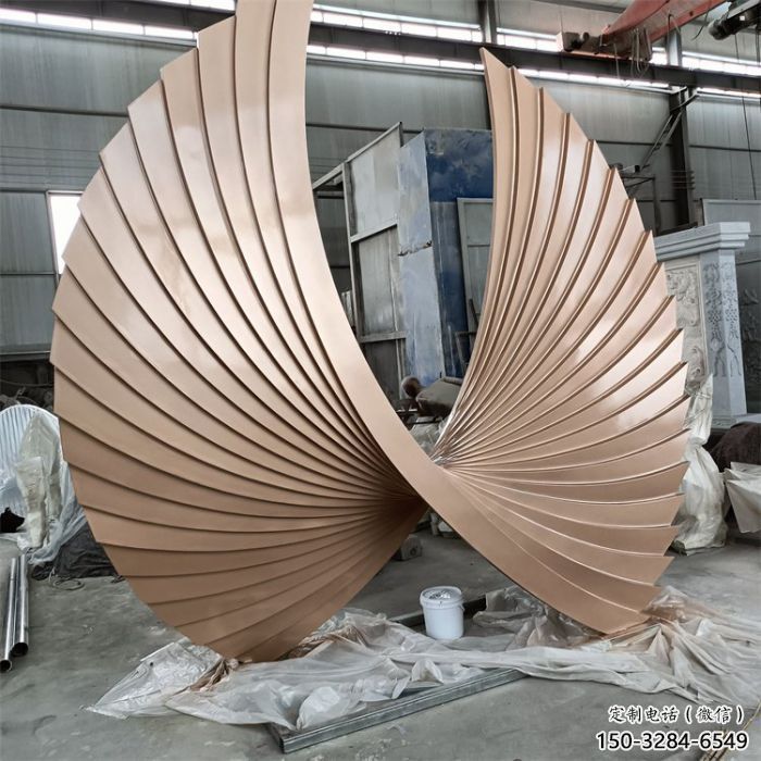 東營羽翼雕塑常用，景觀概念，不銹鋼羽翼雕塑展品