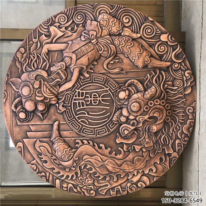山南戶外浮雕供求，村標(biāo)概念，鍛銅浮雕制作廠家