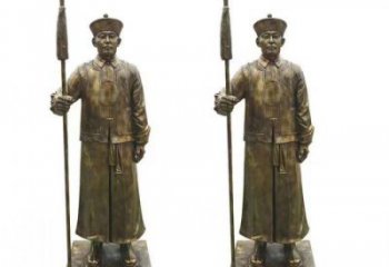 彭陽(yáng)庭院武士雕塑