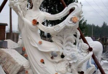 濟(jì)寧公園天女散花雕塑