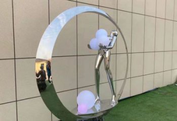 陽泉仙子雕塑展品，公園小品，景觀圓環(huán)仙子雕塑生產(chǎn)商