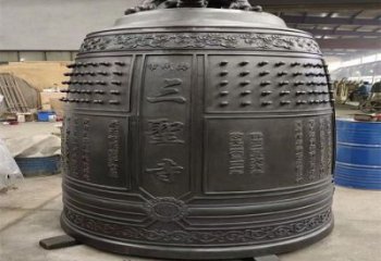 咸陽(yáng)三圣寺銅鐘雕塑-鑄銅鐘雕塑-平直形結(jié)構(gòu)
