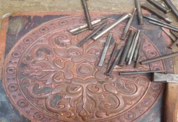 尼木花卉浮雕精品，鍛銅構(gòu)件，別墅花卉浮雕廠家