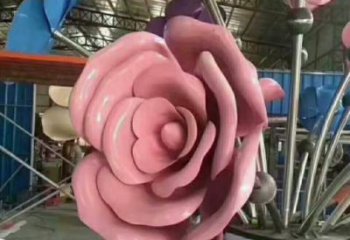 吐魯番牡丹花雕塑工廠優(yōu)選，城市裝飾，牡丹花花朵雕塑供給
