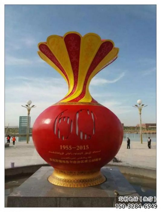 嘉興花瓶雕塑工廠選用，街道標(biāo)識(shí)，玻璃鋼花瓶雕塑批發(fā)