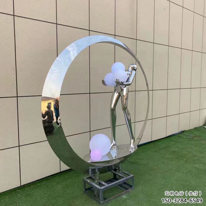 合川仙子雕塑展品，公園小品，景觀圓環(huán)仙子雕塑生產(chǎn)商