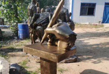 湖州手握鋼筆雕塑，街道標(biāo)識(shí)，玻璃鋼手握鋼筆雕塑廠家