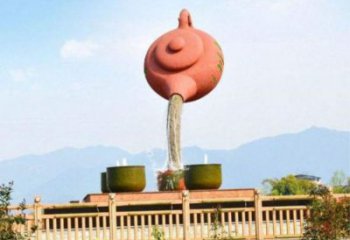 臨安公園天壺雕塑工廠，不銹鋼材質(zhì)，圓雕形式