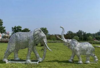 溫州鏤空大象雕塑制造商，動(dòng)物擺件，透雕大象雕塑定制