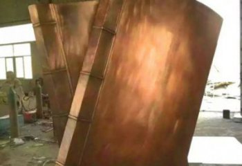 衢州鑄銅書籍供應(yīng)，街景小品，銅書籍雕塑廠家優(yōu)價