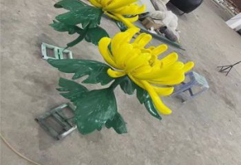南岸景區(qū)菊花雕塑優(yōu)選，圓雕體系，城市菊花雕塑選定