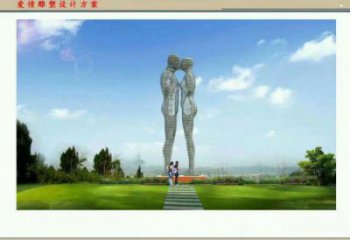 大渡口鏤空人物雕塑承接，陸地?cái)[件，鐵藝字母人物雕塑制造商