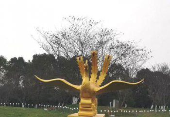 九龍坡鳳凰雕塑選用，美陳雕塑，鑄銅鳳凰雕塑工藝廠(chǎng)家
