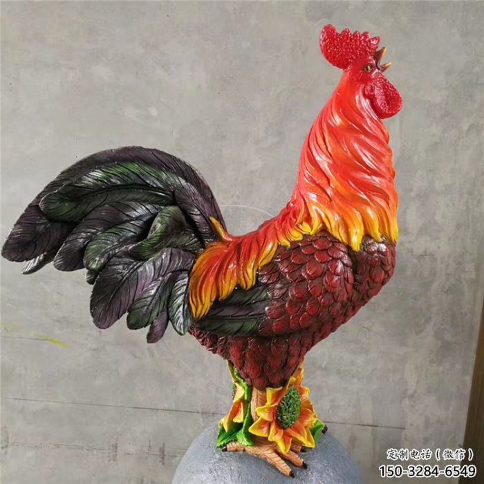 小區(qū)小雞雕塑，抽象系列，網(wǎng)格工藝